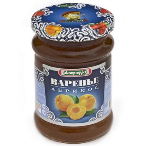 Варенье десертное Экопродукт абрикос, Экопродукт, 325 г