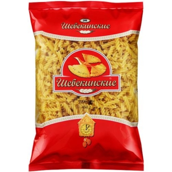 Макаронные изделия Шебекинские 266 Фузилли, Инфолинк, 450 г