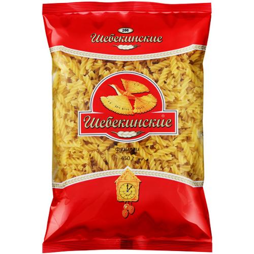 Макаронные изделия Шебекинские 266 Фузилли, Инфолинк, 450 г
