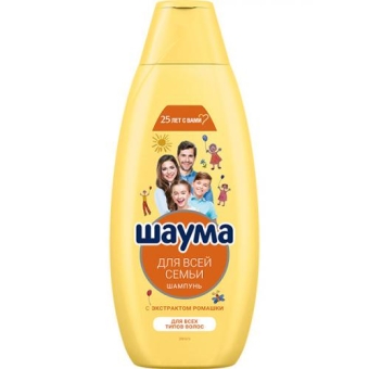 Шампунь Шаума Для всей семьи для всех типов волос, Лаб Индастриз, 650 мл