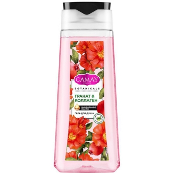 Гель для душа Camay Botanicals Цветы граната, Unilever HPC, 250 мл