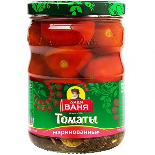 Томаты Дядя Ваня маринованные красные и бурые, Дядя Ваня Трейдинг, 950 г