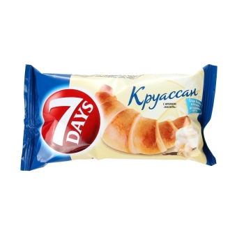 Круассаны «7DAYS» с кремом ваниль, 7DAYS, 65 г