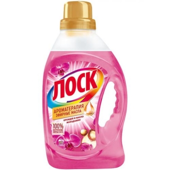 Гель для стирки Лоск Ароматерапия Орхидея и масло макадамии, ЛАБ Индастриз, 1.46 л