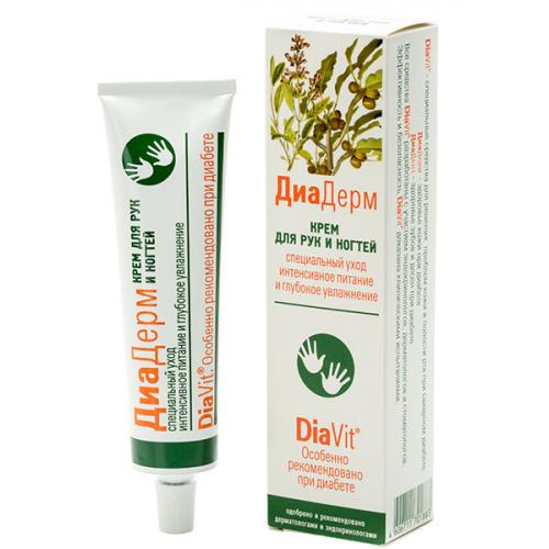 Крем для рук и ногтей Диадерм для больных сахарным диабетом, Аванта-Сувенир, 75 мл
