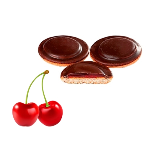 Печенье бисквитное «КиКо» Вишня в шоколадной глазури, Россия, 1,2 кг