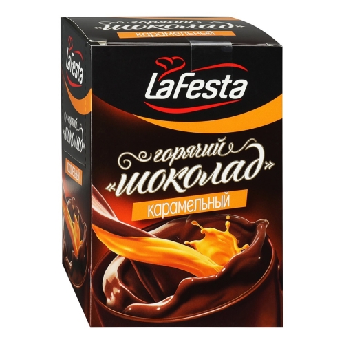 Горячий шоколад «La Festa» Карамель, Россия, 22 г