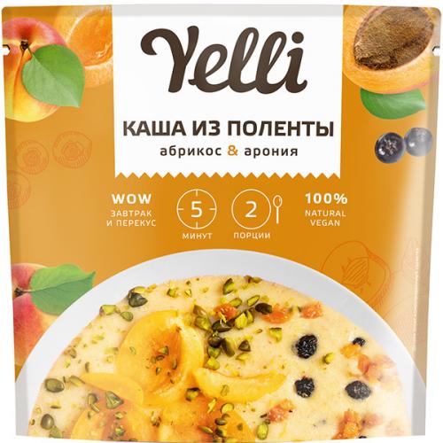 Каша из поленты Yelli абрикос и арония, Ярмарка, 60 г