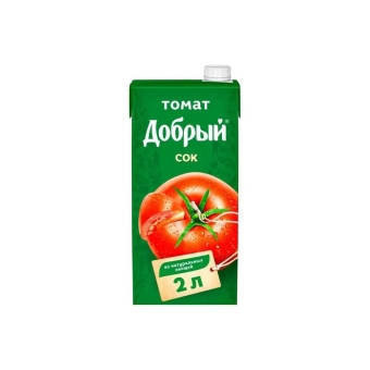 Сок «Добрый» Томатный, Мултон, 2 литра