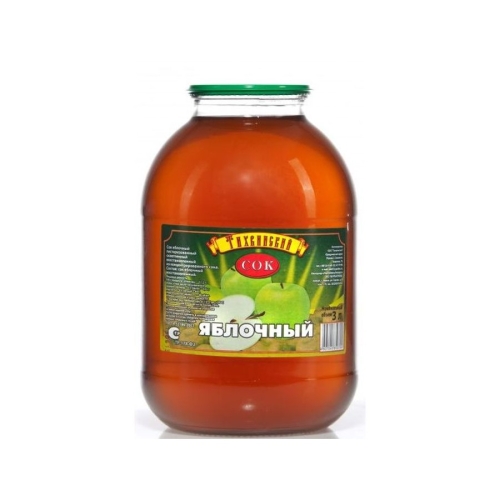 Сок «Тихвинский Уездъ» Яблочный, Тихвинский Уездъ, 3 литра