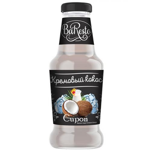 Сироп Baresto Кремовый кокос, ПИКАНТА, 300 г