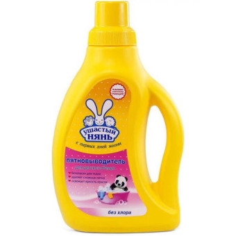 Пятновыводитель для детского белья Ушастый нянь, жидкий, Невская Косметика, 750 мл