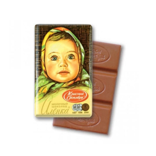 Шоколад молочный «Алёнка», Красный Октябрь, 15 г