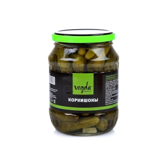 Огурцы соленые «Вегда» бочковые, Россия, 900 г