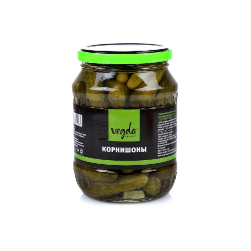 Огурцы соленые «Вегда» бочковые, Россия, 900 г