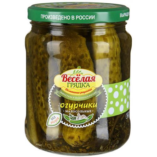 Огурчики малосольные Веселая грядка, ФОРВАРД, 670 г