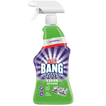 Спрей чистящий Cillit Bang Антижир + Сияние для кухни, Reckitt Benckiser (HyHo), 450 мл