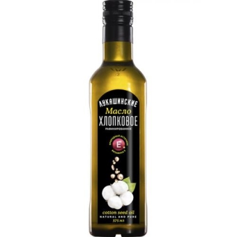 Масло Лукашинские хлопковое рафинированное, ФОРВАРД, 375 мл
