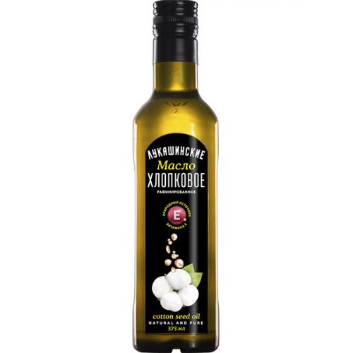 Масло Лукашинские хлопковое рафинированное, ФОРВАРД, 375 мл