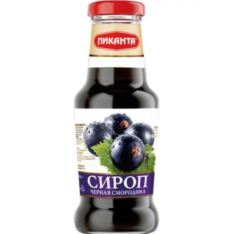 Сироп Пиканта Черная смородина, Пиканта, 300 г