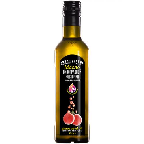 Масло Лукашинские виноградной косточки рафинированное, Форвард, 375 мл