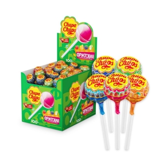 Чупа-Чупс Ассорти Фруктовое с Соком, Chupa Chups, 100 г