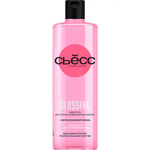 Шампунь Съесс Glossing для тусклых и лишенных блеска волос, Лаб Индастриз, 450 мл