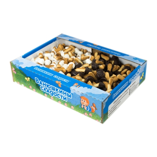 Печенье «Опята» в белой и тёмной глазури, Ванюшкины сладости, 1 кг