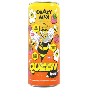 Напиток сильногазированный Crazy Mix Queen Bee, ЮБК, 0.33 л
