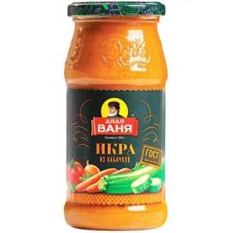Икра Дядя Ваня из кабачков, Дядя Ваня Трейдинг, 460 г