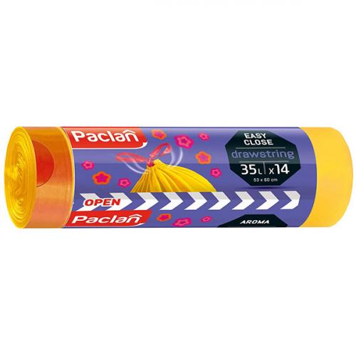 Мешки для мусора Paclan Aroma с завязками, Paclan, 35 л