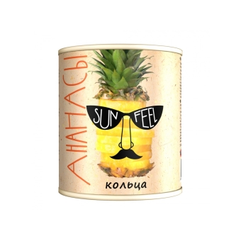 Ананасы Кольцами, SunFeel, 850 г