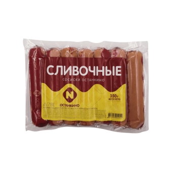 Сосиски сливочные Гост, Останкино, 400 г