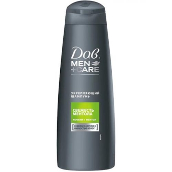 Шампунь Дав Men+Care Свежесть ментола для волос, Unilever HPC, 250 мл