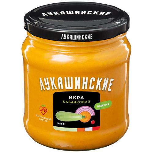 Икра Лукашинские кабачковая нежная, ФОРВАРД, 460 г