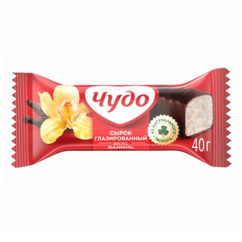 Сырок творожный «Чудо» с Ванилью 25,6%, ВБД, 40 г