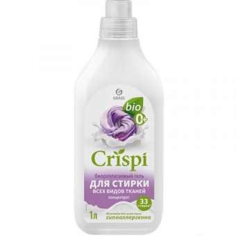 Гель для стирки Crispi для всех видов тканей, ГРАСС, 1 л