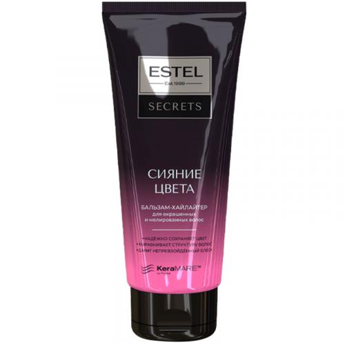 Бальзам-хайлайтер Estel Secrets Сияние цвета для окрашенных и мелированных волос, Эстель, 200 мл