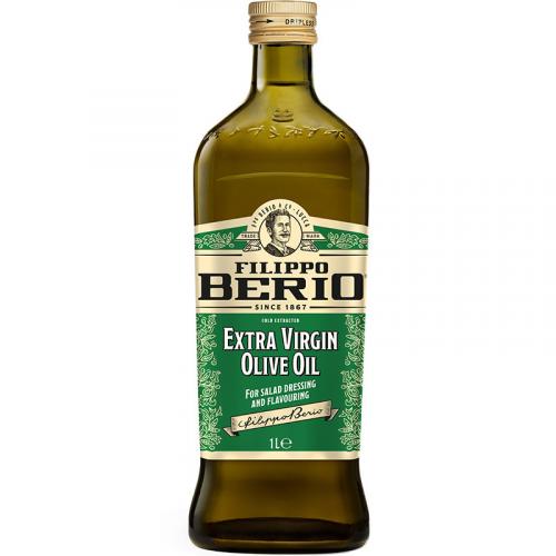 Масло оливковое Filippo Berio Extra Virgin нерафинированное, Филиппо Беррио, 1 л