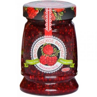 Варенье малиновое Вологодское варенье, ЭКОПРОДУКТ, 370 г