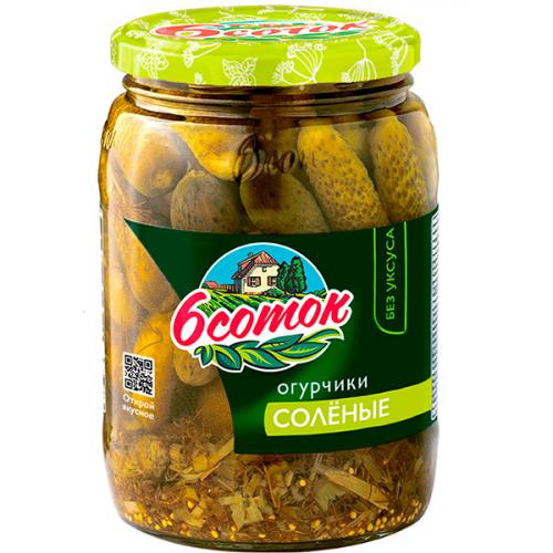 Огурчики 6 Соток соленые, DESAN, 720 мл