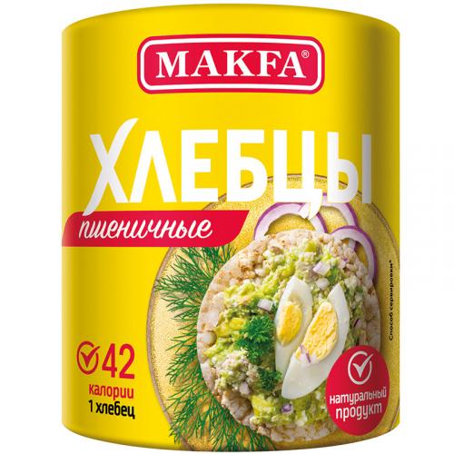 Хлебцы Makfa круглые пшеничные хрустящие зерновые, Макфа, 100 г