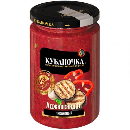 Аджапсандал Кубаночка пикантный, Кубаночка, 360 г