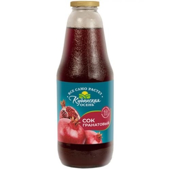 Сок Кубанская осень Гранатовый восстановленный, Стоевъ, 1 л