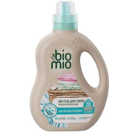 Гель для стирки BioMio экологичный концентрированный для цветного и белого белья, SPLAT, 900 мл