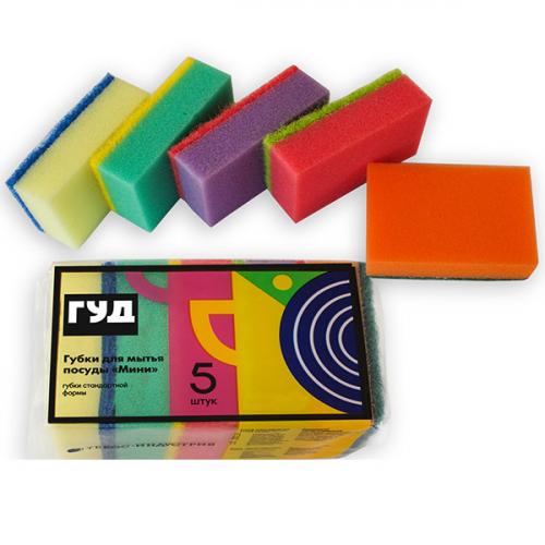 Губки для мытья посуды ГУД Мини, ТЕКОС-ИНДУСТРИЯ, .