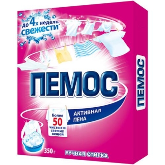 Порошок стиральный Пемос Ручная стирка, ЛАБ Индастриз, 350 г