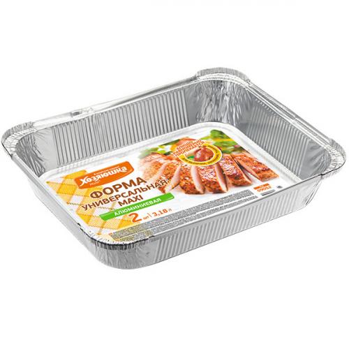 Форма для запекания Хозяюшка Мила Maxi универсальная алюминиевая, Крокмарт, 3.18 л