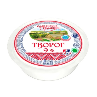 Творог Славянские Традиции 9%, Минский МЗ №1, 355 г
