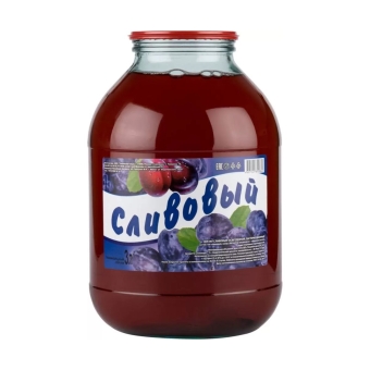 Сок «Тихвинский Уездъ» Сливовый, Тихвинский Уездъ, 3 литра